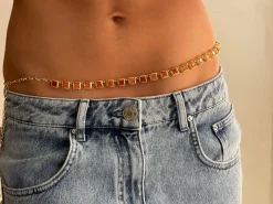 Susmie's Corazón Roto Necklace/Belt Red< Belts | Stone