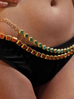 Susmie's Corazón Roto Necklace/Belt Turquoise< Belts | Stone