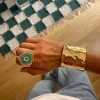 Susmie's Cosmos Green - Ring< Stone | Golden