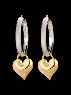 Susmie's Deep Love Earrings< Golden
