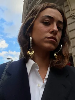 Susmie's Deep Love Earrings< Golden