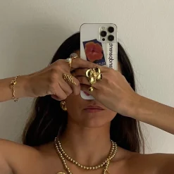 Susmie's Flowery Ring< Golden