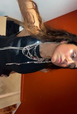 Susmie's Frosty Rain Necklace< Silver