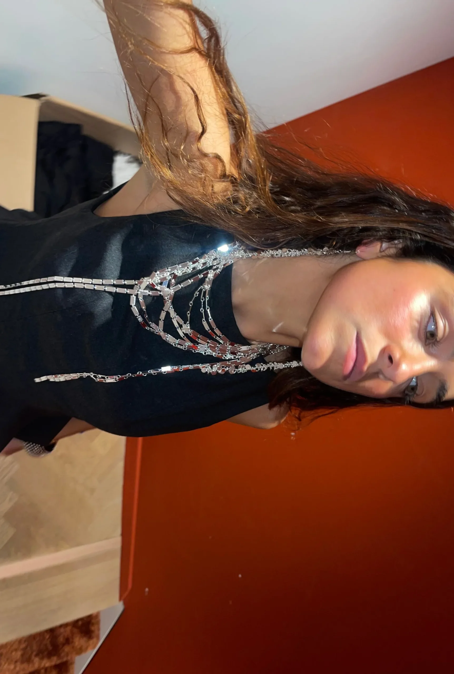 Susmie's Frosty Rain Necklace< Silver