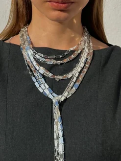 Susmie's Frosty Rain Necklace< Silver