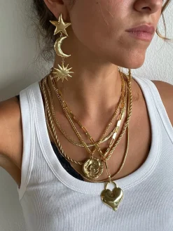 Susmie's Galaxy Earrings< Golden