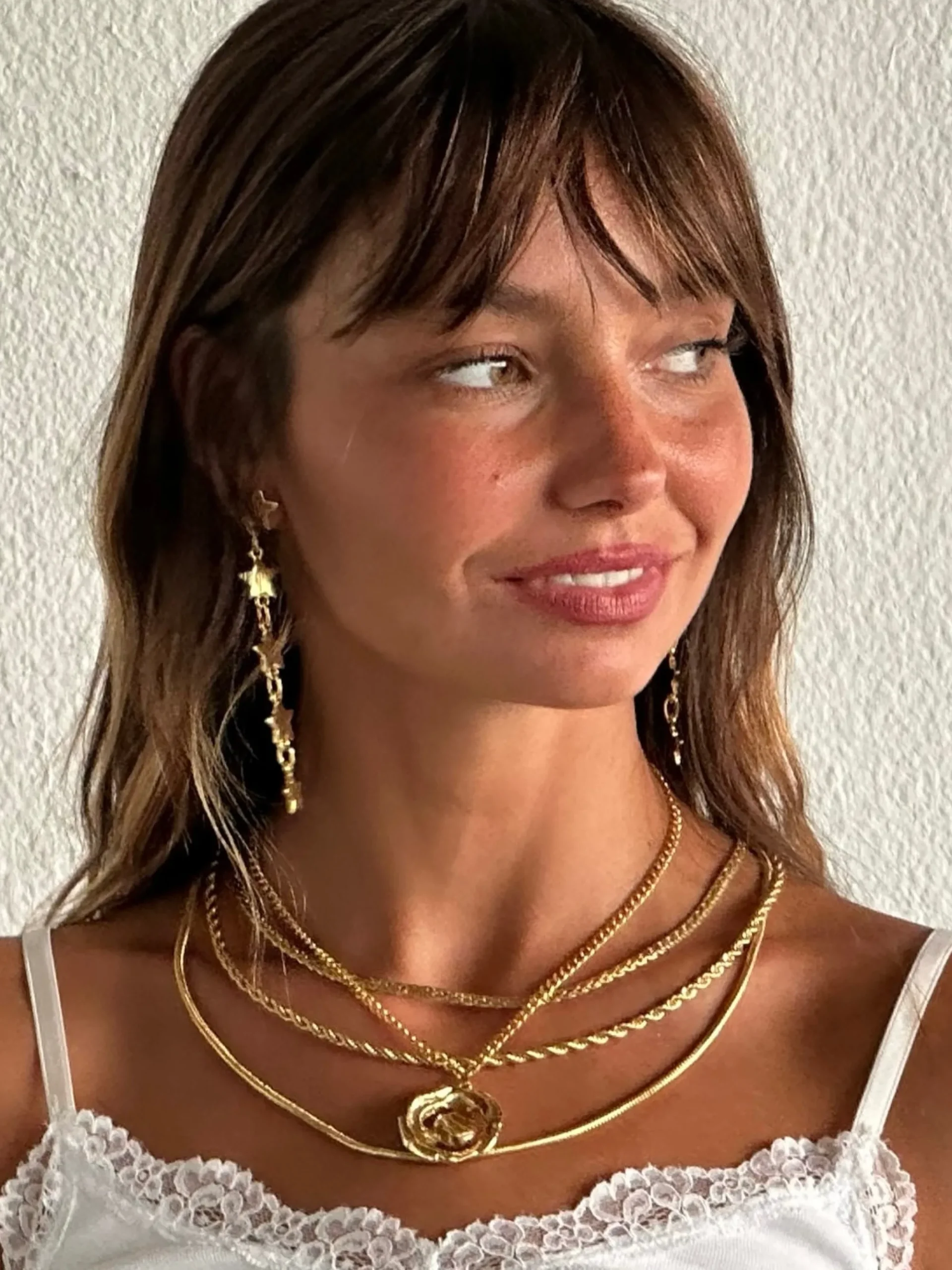 Susmie's Give Me Some Advice Necklace< Golden