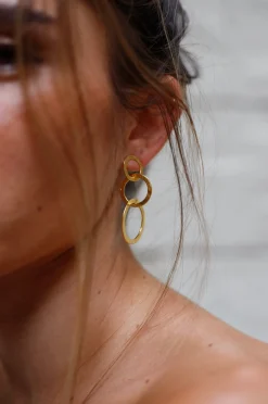 Susmie's Innocent Soul Earrings< Golden