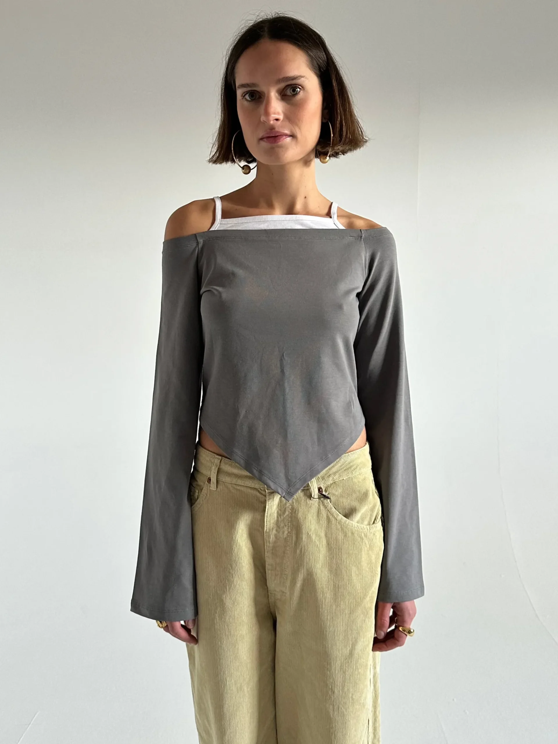 Susmie's Lifetime Rodeo Grey&White T-Shirt< Tops