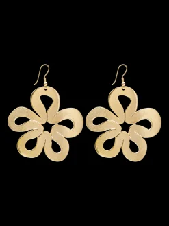 Susmie's Mami ha florío - Small Size Earrings< Golden