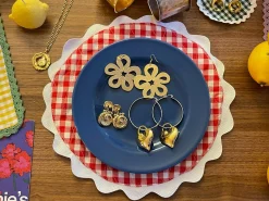 Susmie's Mami ha florío - Small Size Earrings< Golden