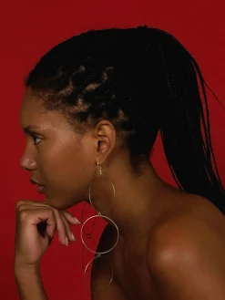 Susmie's Maxi Leo Silver Earrings< Silver