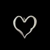 Susmie's Melted Heart Medallion Silver< Silver