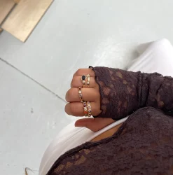 Susmie's NOMEOLVIDES Amatista Ring< Stone | Golden