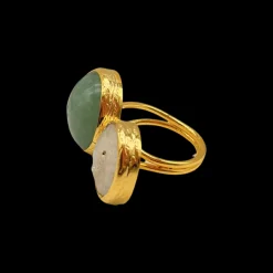 Susmie's Nostalgia Ring< Stone | Golden