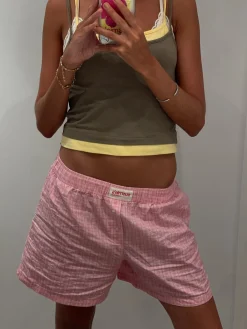 Susmie's Not from my Boyfriend Shorts Pink< Pants