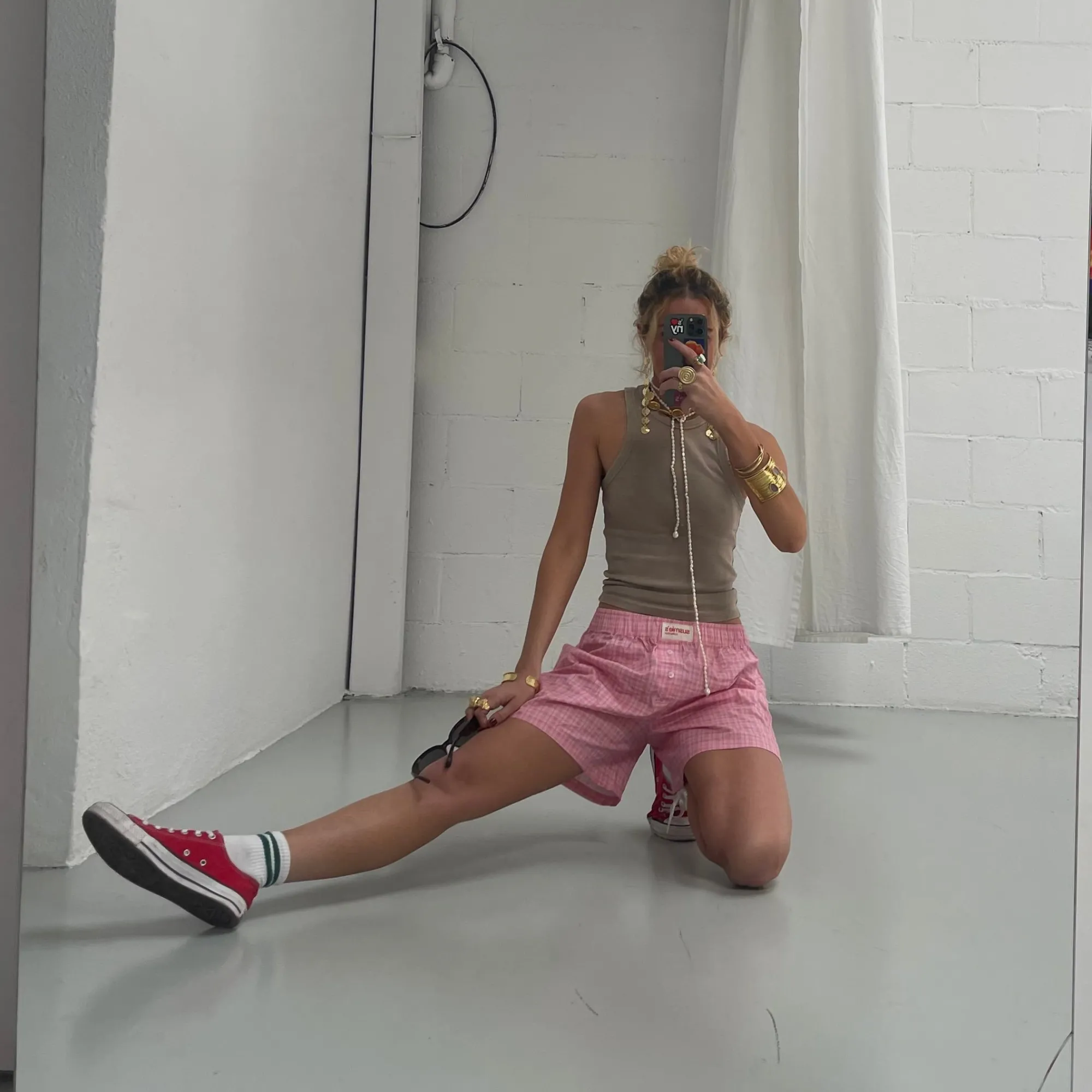 Susmie's Not from my Boyfriend Shorts Pink< Pants
