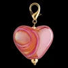 Susmie's Pink Heart Ceramic Charm< Mixed Necklaces | Stone