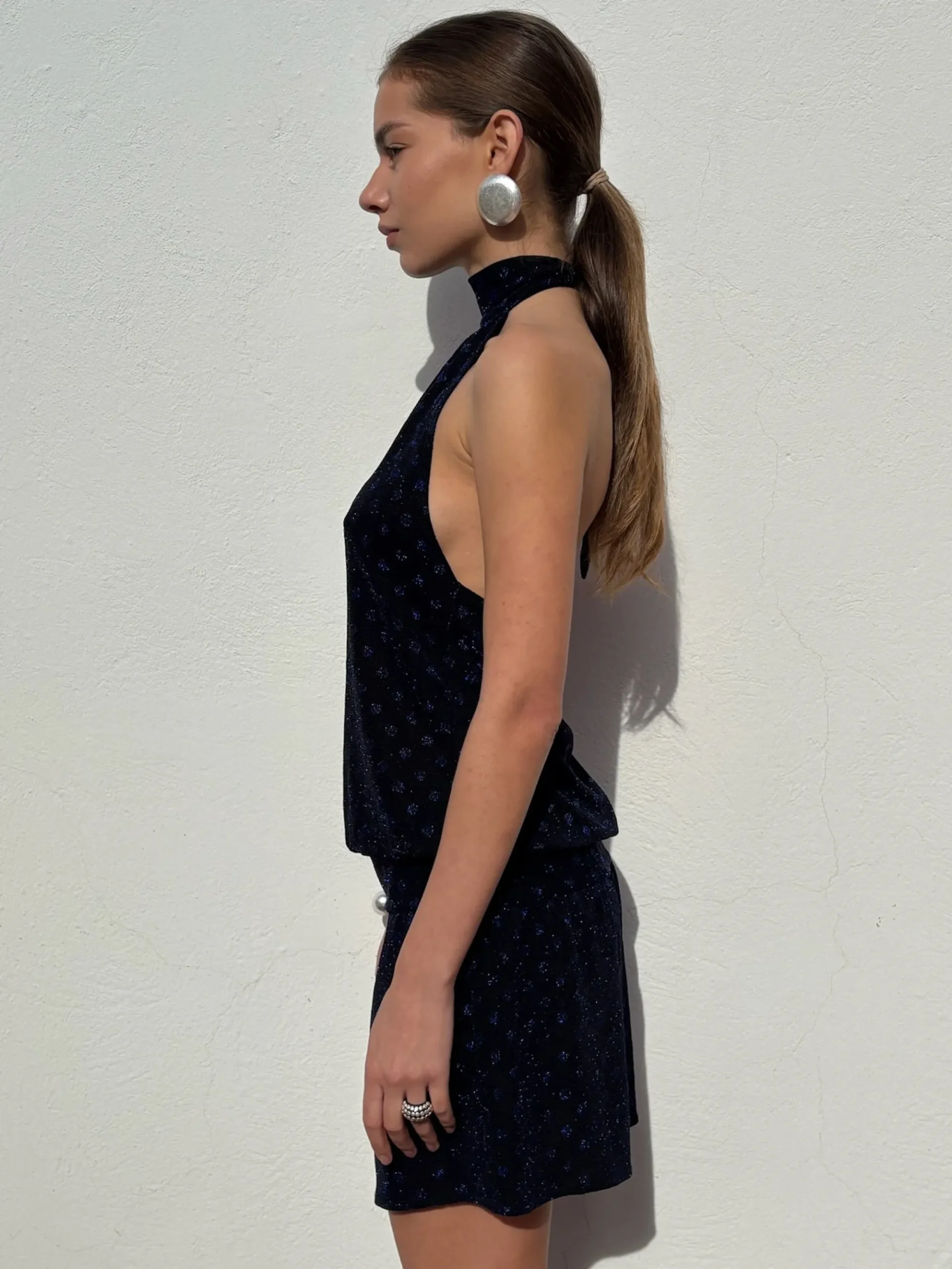 Susmie's Remansito Blue Polka Dot Dress< Dresses