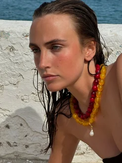 Susmie's Sweet Sun Honey Necklace< Stone
