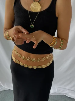 Susmie's Twisted Girl Necklace/Belt< Belts | Golden