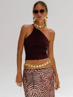 Susmie's Twisted Girl Necklace/Belt< Belts | Golden