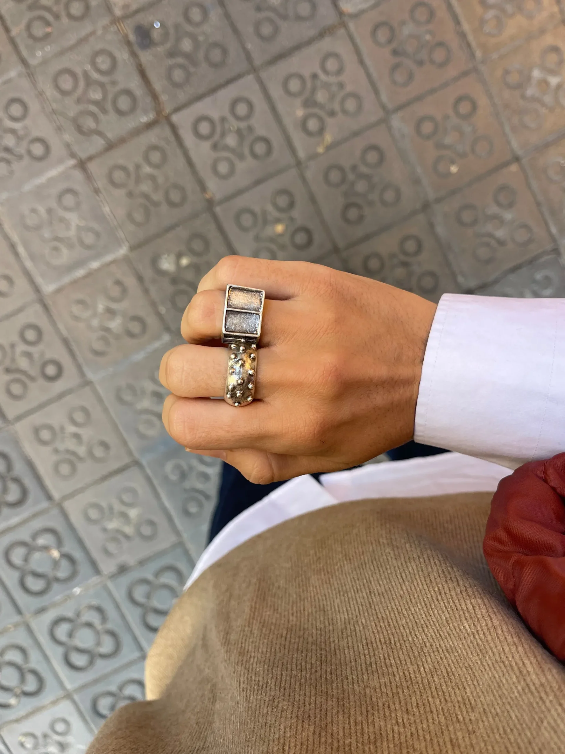 Susmie's Unusual Ring Silver< Silver