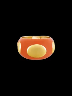 Susmie's Urban - Orange Ring< Stone | Golden